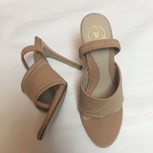 Missguided Nude Heels Size 9